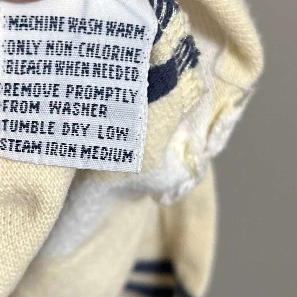 Polo Ralph Lauren Mens Polo Shirt L Striped Yellow Navy White Casual Preppy Golf